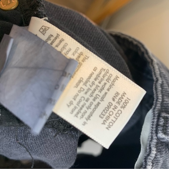 PacSun Cuffed Mom Denim Shorts Grey/Black - Picture 5 of 5